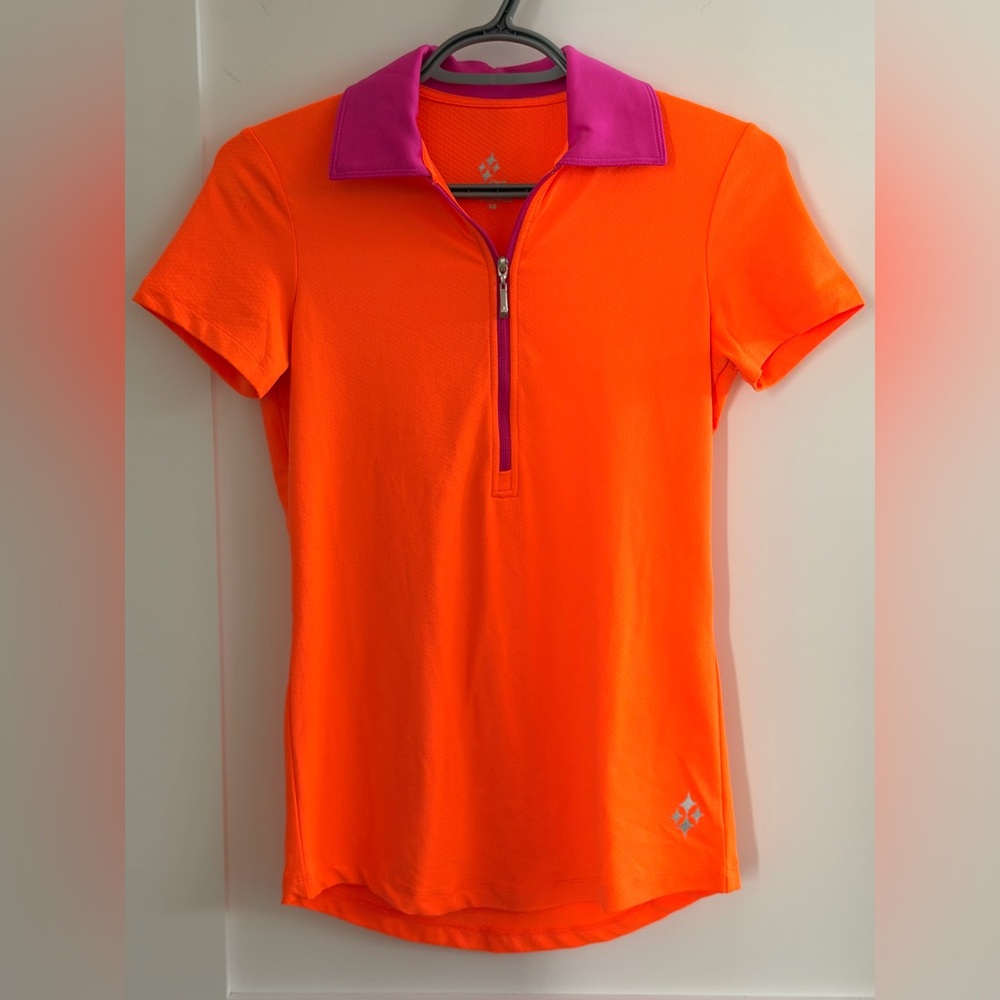 Jofit Bright Orange Activewear Top - XS